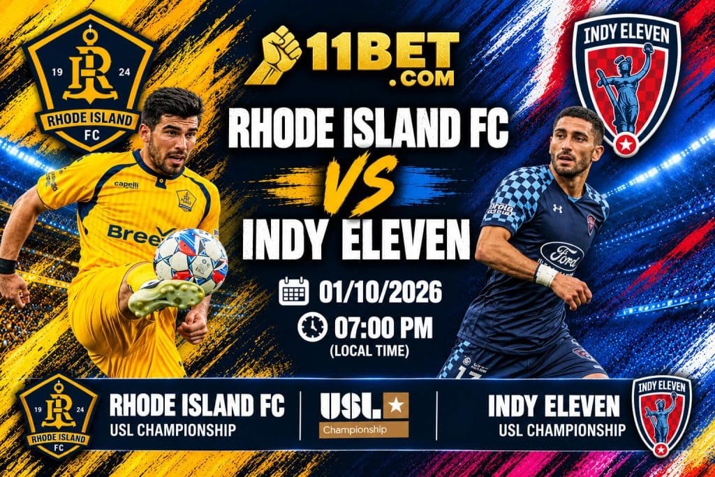 11BET Nhận định bóng đá trận đối đầu giữa Rhode Island FC và Indy Eleven diễn ra vào lúc 06h30 ngày 01/10